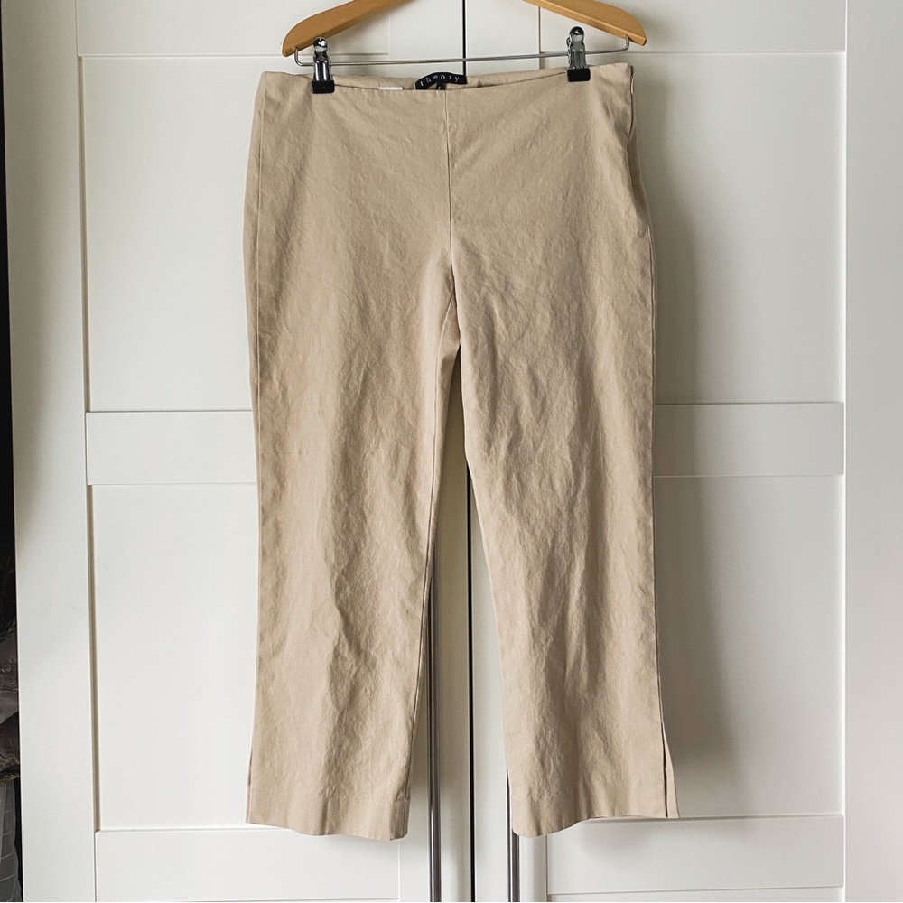 Last call: Theory khaki capri pants (8)